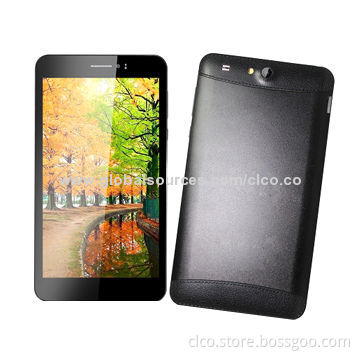 Quad-core Tablet PCs with Android OS, MTK83822 Cortex A7, 2x SIM, 1.3GHz, GPS/Bluetooth/FM, 3G